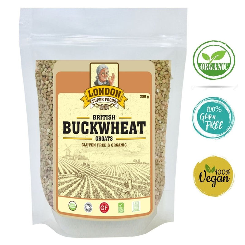 British Buckwheat Groats - Organic and Gluten Free 350g - chef2chef.online