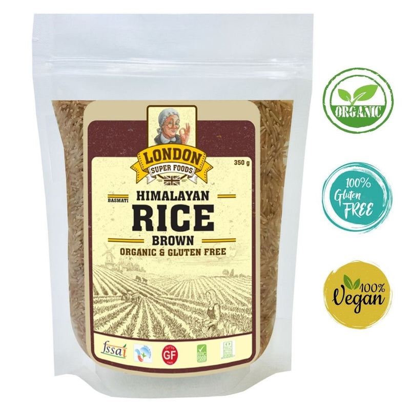 Himalayan Brown Rice - Organic & Gluten Free, 350g - chef2chef.online