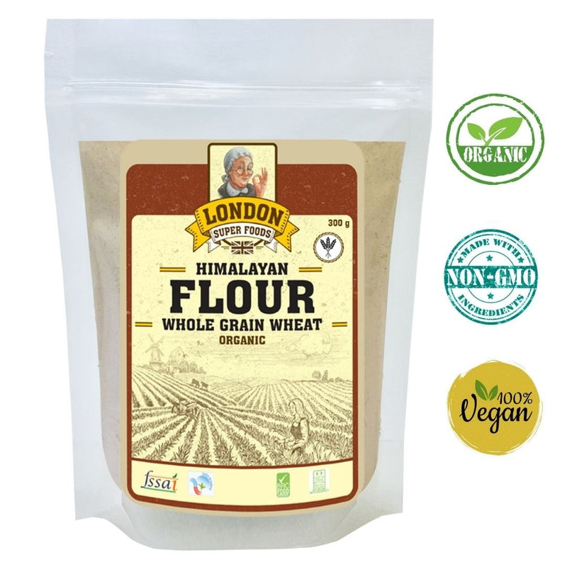 Himalayan Whole Grain Wheat Flour Organic 300g - chef2chef.online