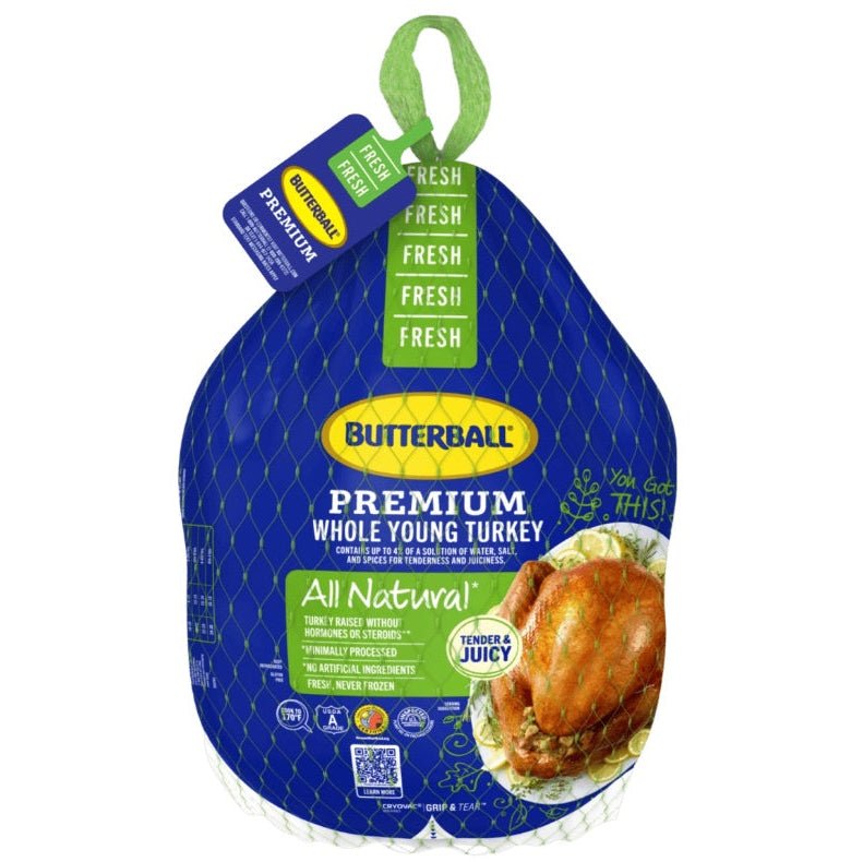 Butterball Turkey 7.2 - 9.0 Kg +/ - (Frozen) - chef2chef.online