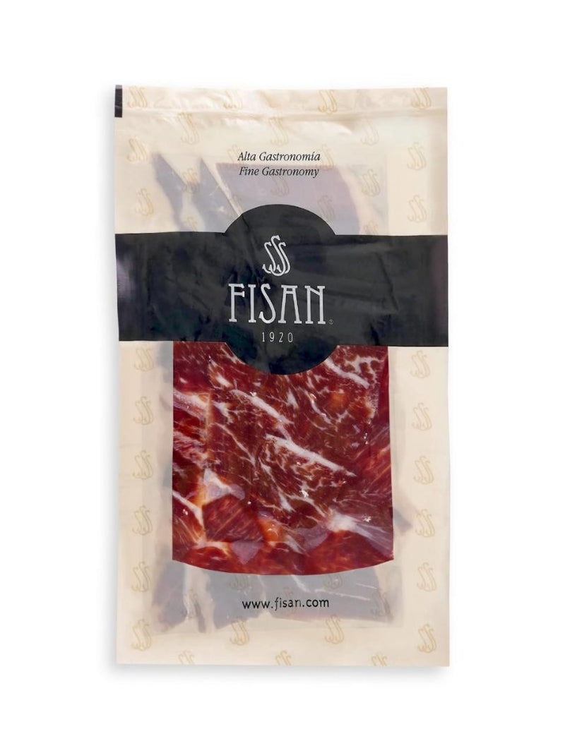 Hand Carved Iberico Bellota Jamon 75% Red Label (50g pkt) - chef2chef.online