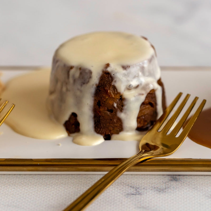 Xmas Pudding with Custard (Indiv.) - chef2chef.online