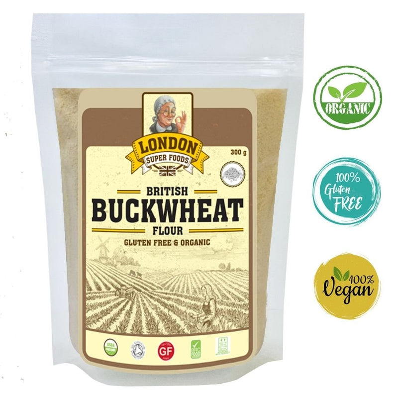 British Buckwheat Flour - Organic and Gluten Free 300g - chef2chef.online