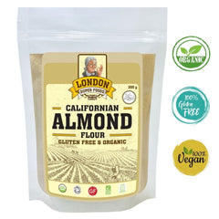 Californian Almond Flour - Organic and Gluten Free 300g - chef2chef.online