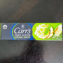 Carr’s sesame water crackers/biscuits, 125g pkt - chef2chef.online