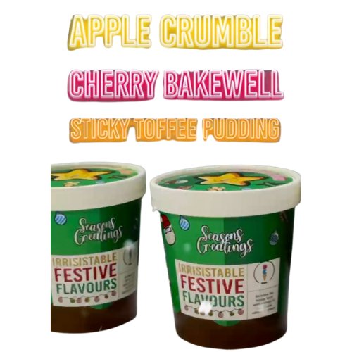 Cherry Bakewell Ice Cream Pint (500 ml) - chef2chef.online
