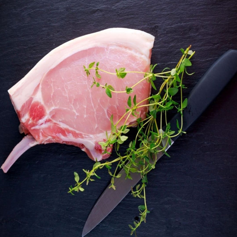 DD Pork Cutlet / Chop Bone In (Portion) - chef2chef.online