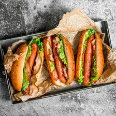 GOURMET HOT DOG BBQ BOX (Halal) - 10 Delicious Hot Dogs - chef2chef.online