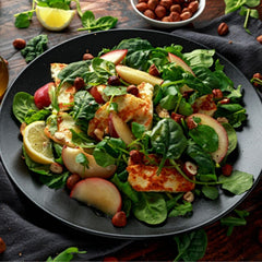 Halloumi Cheese & Cashew Nut Salad - chef2chef.online