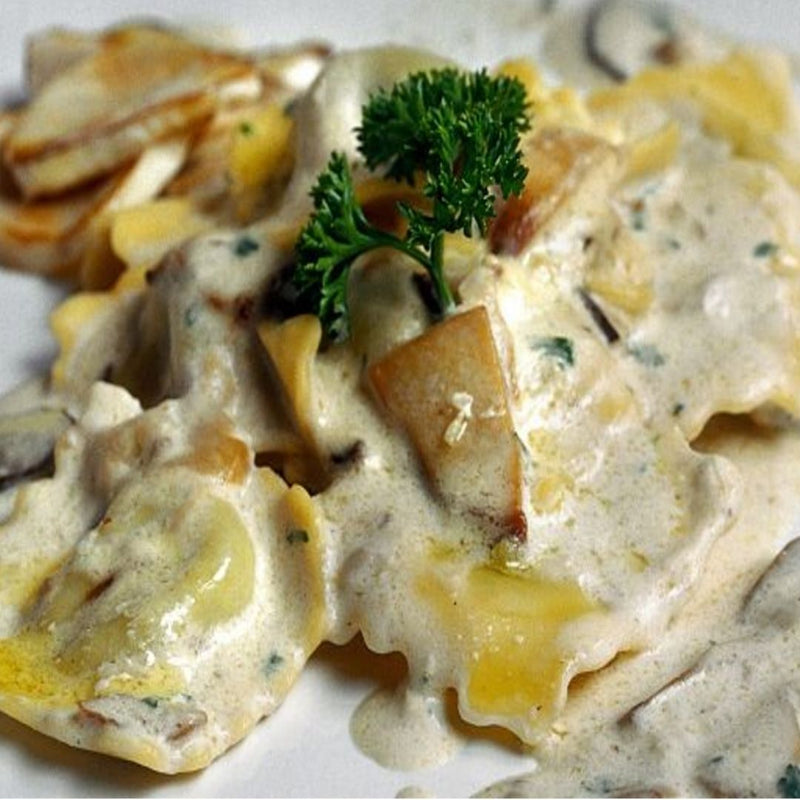 HANDMADE FILLED RAVIOLI: Porcini Mushroom (500g Pkt) - chef2chef.online
