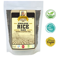 Himalayan Black Rice - Organic & Gluten Free, 350g - chef2chef.online