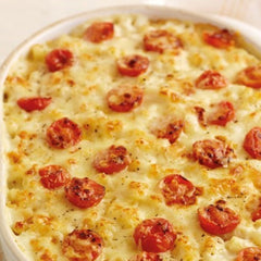 Macaroni Cheese and Cherry Tomatoes, 440g (Frozen) - chef2chef.online
