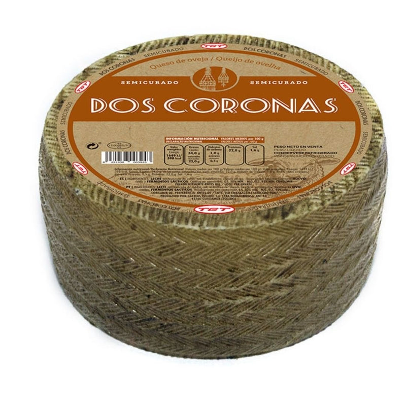 Manchego semi-cured 3 month (500g, 1kg or 3kg Pc) - chef2chef.online