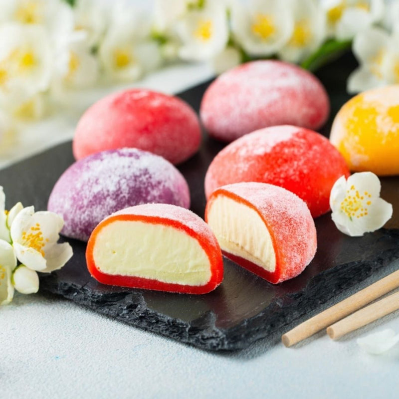 Mixed Mochi - 6 flavours, 24x35g Pkt - chef2chef.online