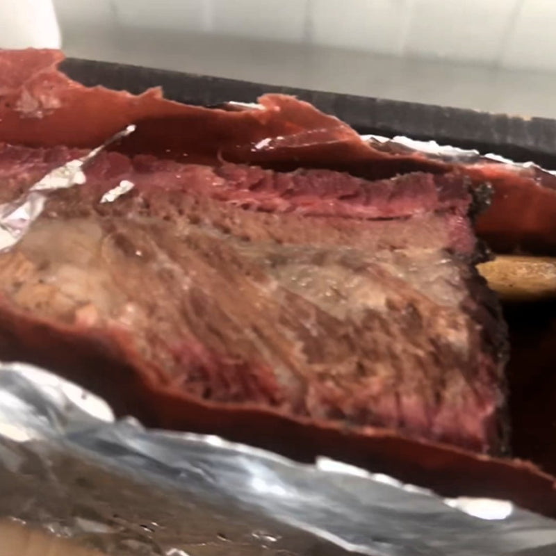 Pre Cooked Smoked Black Angus Bone In Short Rib Portion - chef2chef.online