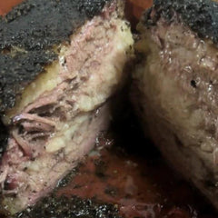 Pre Cooked Smoked Black Angus Brisket - 700g +/- Portion - chef2chef.online