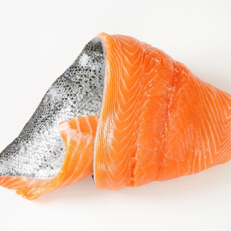 Scottish Salmon Fillet Skin ON: Fresh, Raw, Sashimi Quality - whole side - chef2chef.online